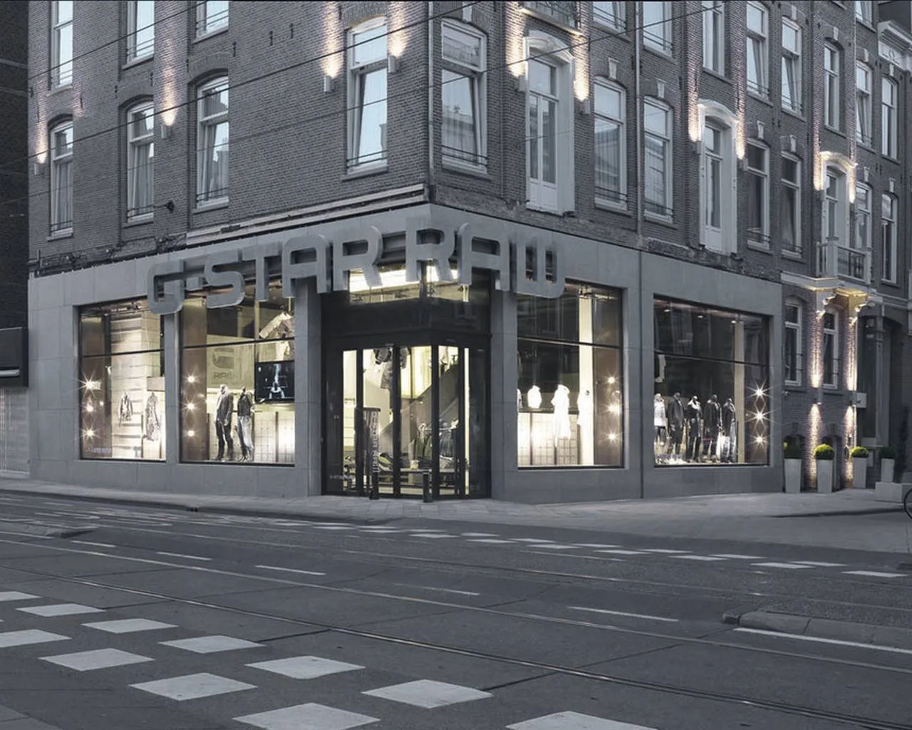2014 G-Star monobrand store PCH Amsterdam facade